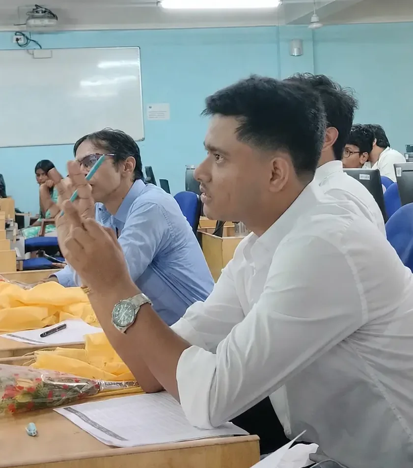 On the judging panel at Eureka Road to Enterprise 2026, E-Cell IIT Bombay